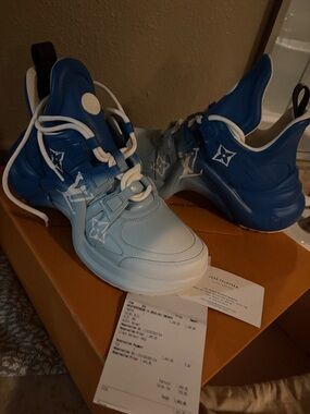 Louis Vuitton Blue Ombre Archlight Sneakers